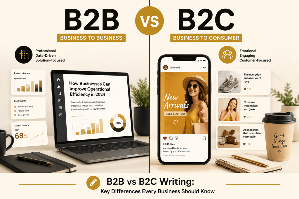 B2B vs B2C Writing: Key Differences Every Business Should Know
