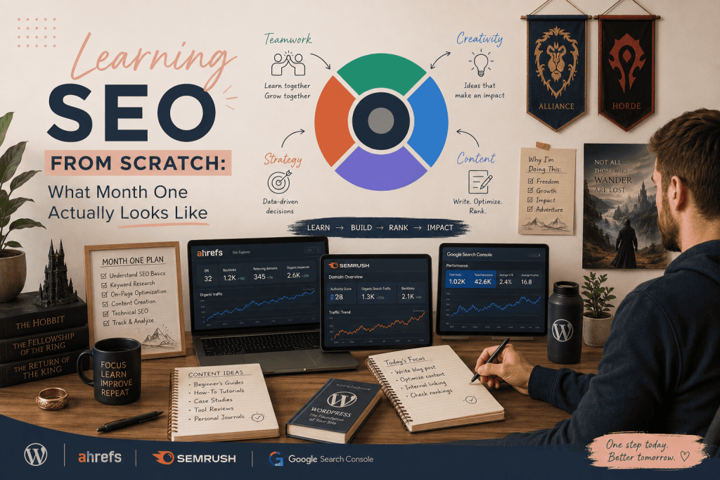 Learning SEO from Scratch: What Month One Actually Looks Like